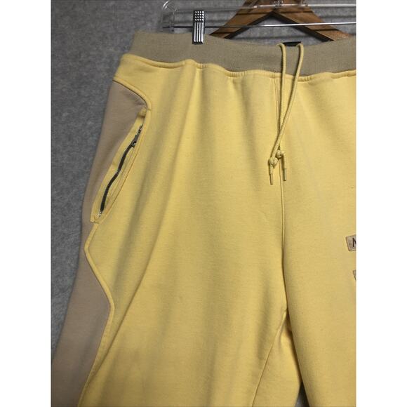Vintage Le Jean De Marithe Francois Girbaud Yellow Sweatpants Men's XL Baggy Y2K - Picture 6 of 16